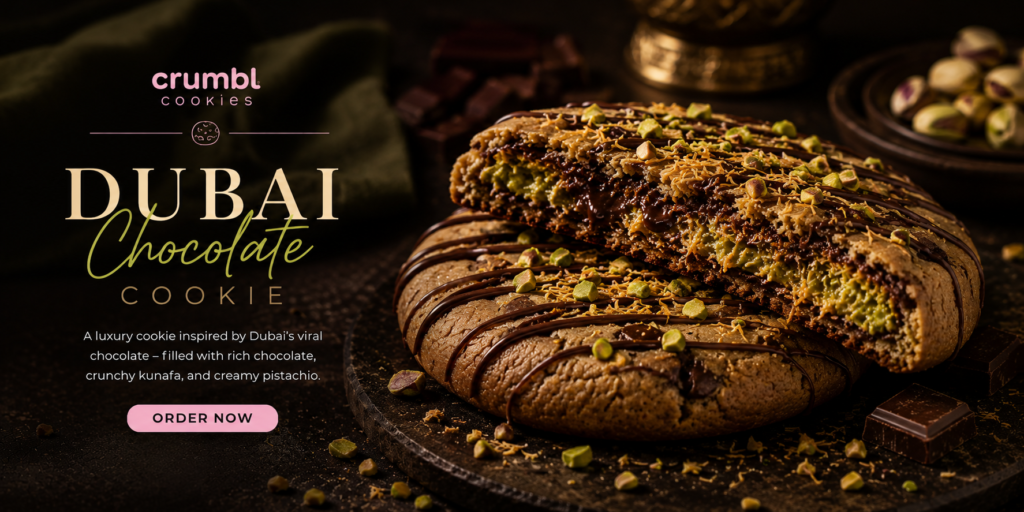 dubai chocolate crumbl