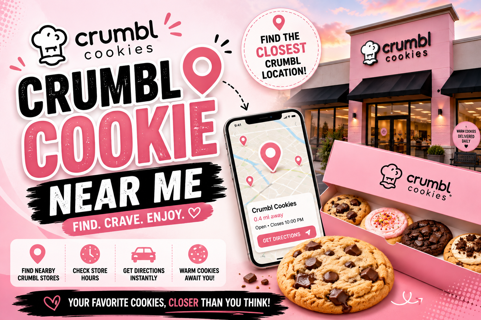 Crumbl Cookies Near Me